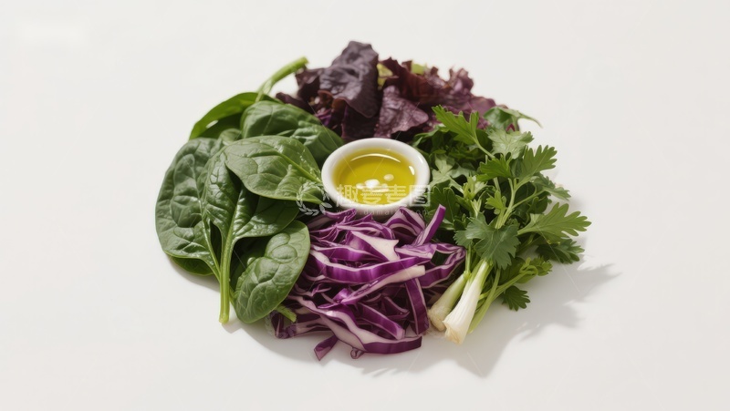 高清大图下载【趣麦麦图】新鲜蔬菜与橄榄油组合