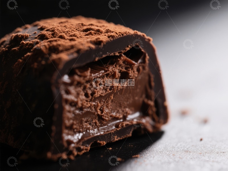 高清大图下载【趣麦麦图】浓郁巧克力甜点特写