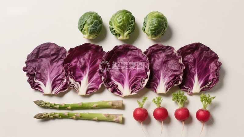 高清大图下载【趣麦麦图】新鲜蔬菜排列展示