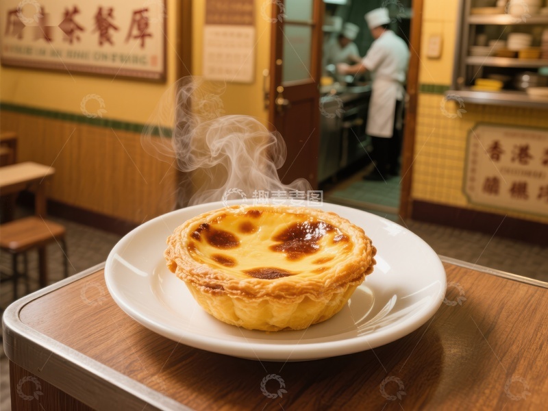 高清大图下载【趣麦麦图】热腾腾的葡式蛋挞