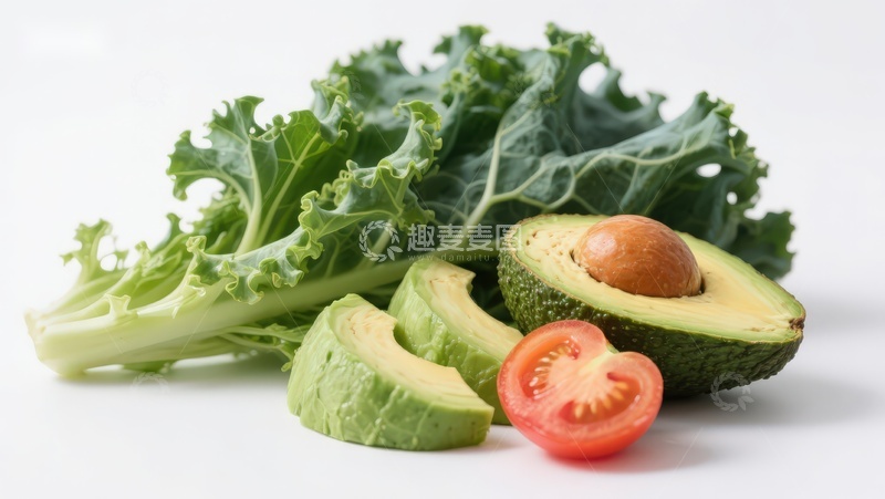 高清大图下载【趣麦麦图】新鲜蔬菜与牛油果组合