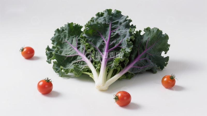 高清大图下载【趣麦麦图】紫叶甘蓝与小番茄静物