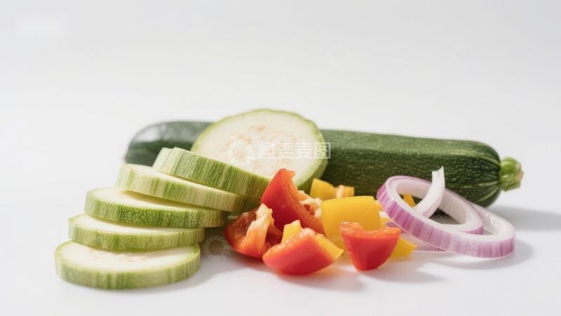 高清大图下载【趣麦麦图】切片蔬菜静物展示