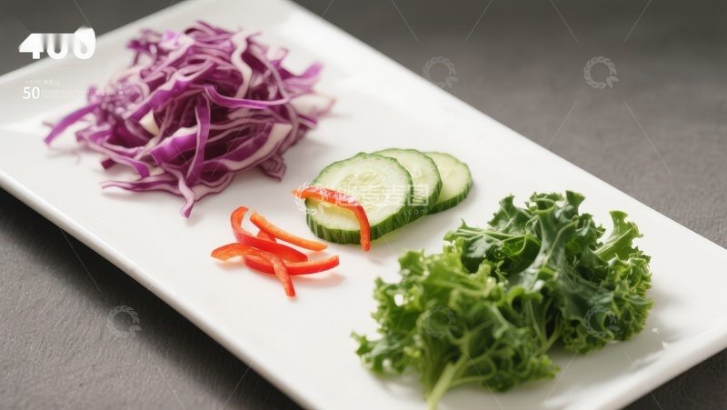 高清大图下载【趣麦麦图】切片蔬菜摆盘展示