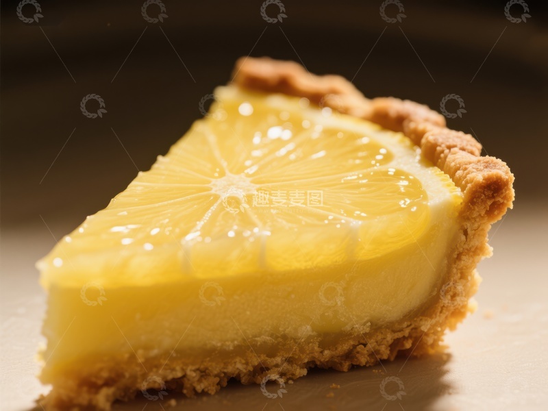 高清大图下载【趣麦麦图】柠檬挞片，清新酸甜