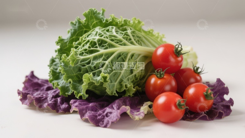高清大图下载【趣麦麦图】新鲜蔬菜组合特写