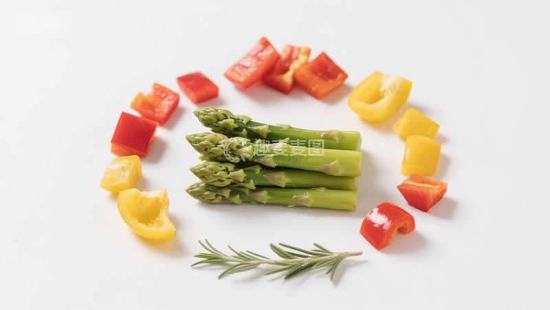 高清大图下载【趣麦麦图】-蔬菜摆盘创意组合