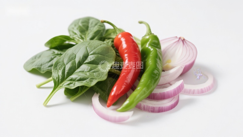 高清大图下载【趣麦麦图】新鲜蔬菜组合特写