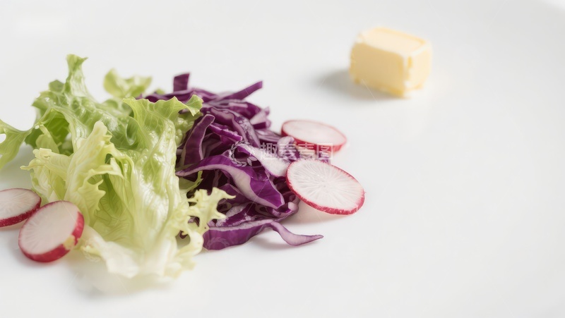 高清大图下载【趣麦麦图】新鲜蔬菜与黄油静置