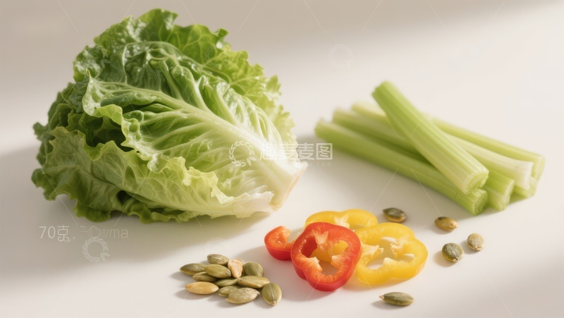 高清大图下载【趣麦麦图】新鲜蔬菜与瓜子静物