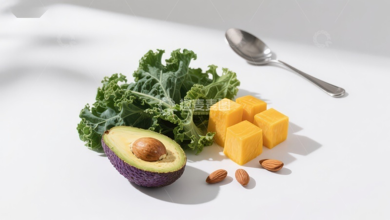高清大图下载【趣麦麦图】新鲜蔬果与坚果静物摆拍