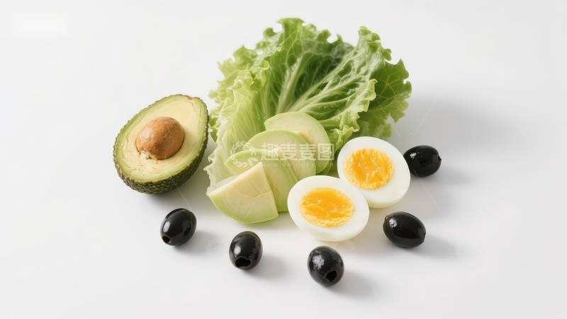 高清大图下载【趣麦麦图】新鲜蔬菜与鸡蛋组合