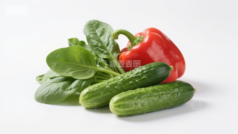 高清大图下载【趣麦麦图】新鲜蔬菜组合特写