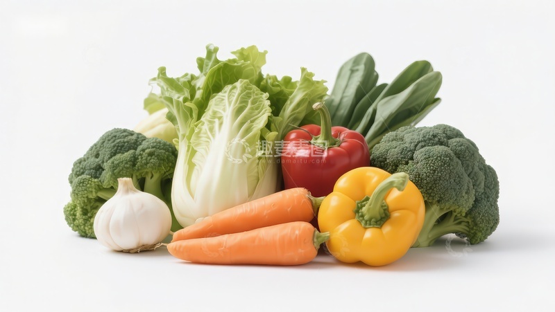 高清大图下载【趣麦麦图】新鲜蔬菜组合展示