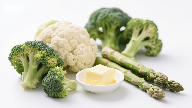 高清大图下载【趣麦麦图】新鲜蔬菜与黄油组合