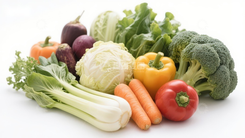 高清大图下载【趣麦麦图】新鲜蔬菜组合展示