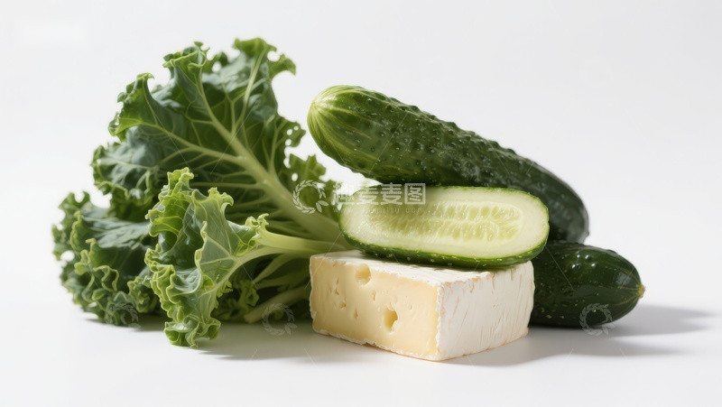 高清大图下载【趣麦麦图】新鲜蔬菜与奶酪静物