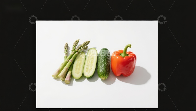 高清大图下载【趣麦麦图】新鲜蔬菜静物展示