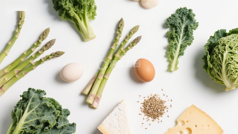 高清大图下载【趣麦麦图】新鲜蔬菜与食材平铺展示