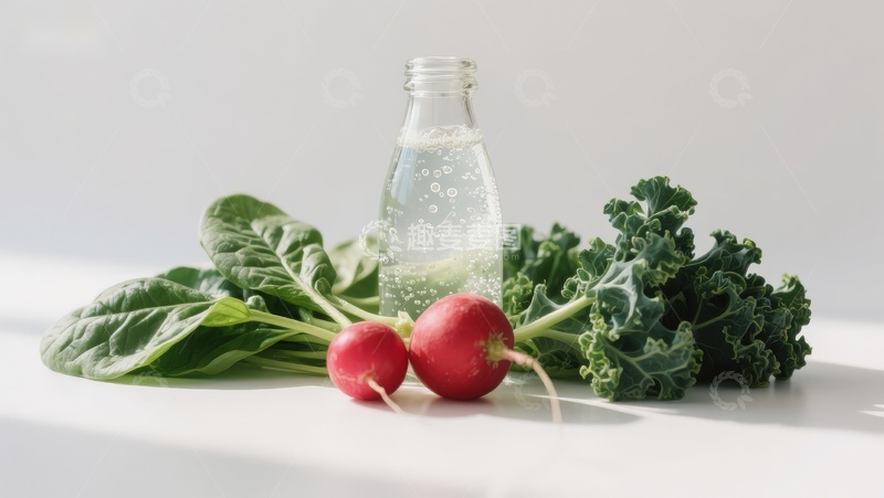 高清大图下载【趣麦麦图】新鲜蔬菜与饮品静物摆拍