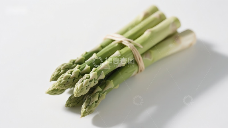 高清大图下载【趣麦麦图】新鲜芦笋束特写