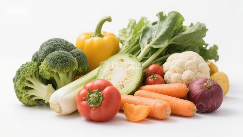 高清大图下载【趣麦麦图】新鲜蔬菜组合展示