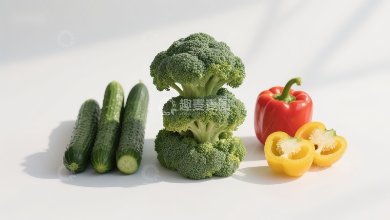 高清大图下载【趣麦麦图】新鲜蔬菜静物展示