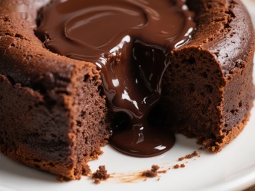 浓郁巧克力熔岩蛋糕