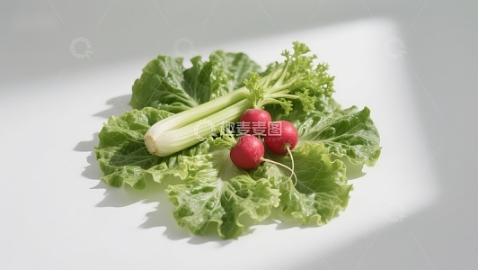 新鲜蔬菜静物摆拍