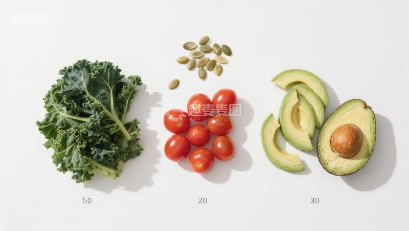 高清大图下载【趣麦麦图】新鲜蔬菜与水果食材展示