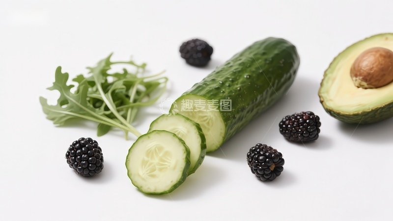 高清大图下载【趣麦麦图】新鲜蔬菜水果组合