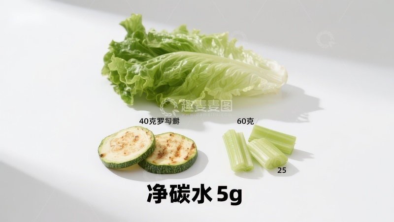 高清大图下载【趣麦麦图】低净碳水蔬菜组合展示