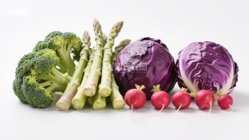 高清大图下载【趣麦麦图】新鲜蔬菜组合展示