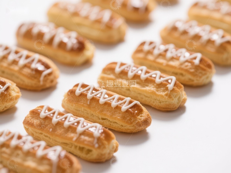 高清大图下载【趣麦麦图】奶油夹心长条酥点