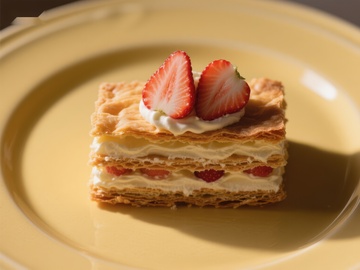 草莓奶油千层酥