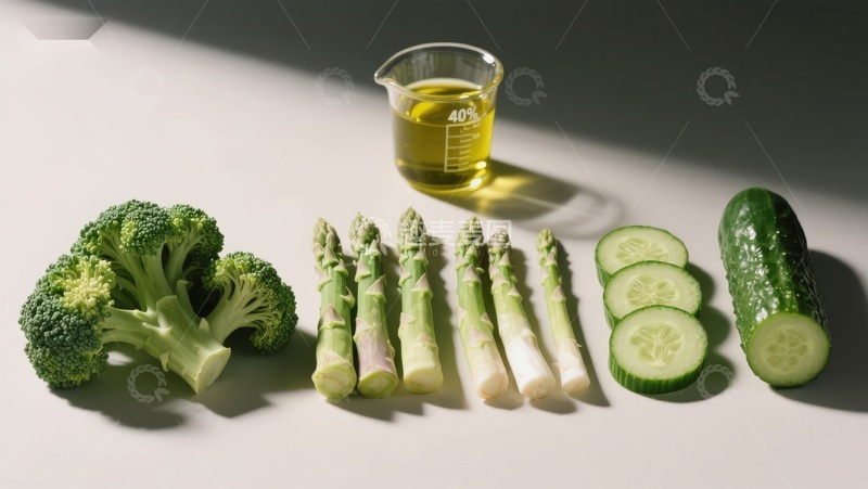 高清大图下载【趣麦麦图】新鲜蔬菜与食用油摆拍