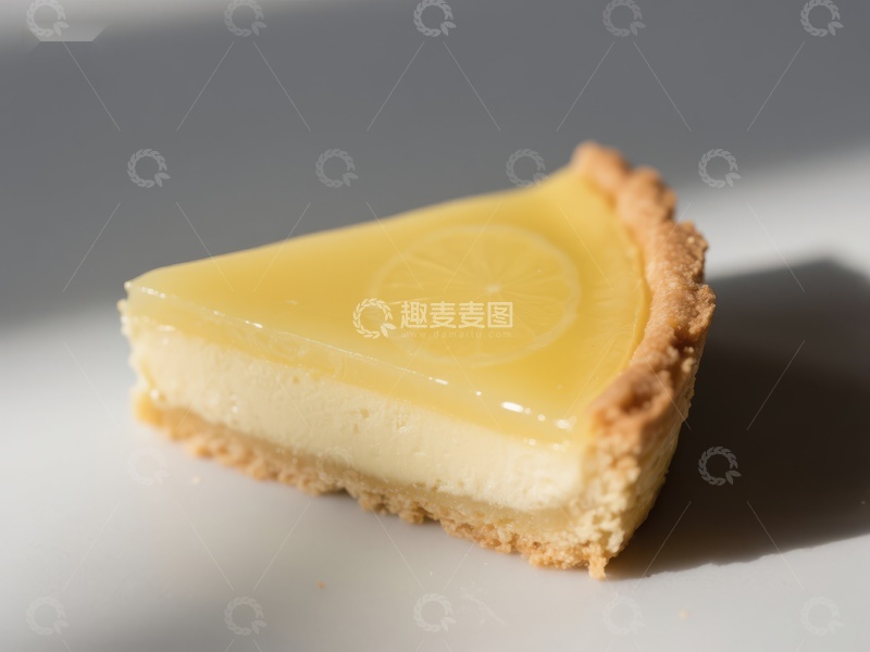 高清大图下载【趣麦麦图】柠檬芝士挞切片