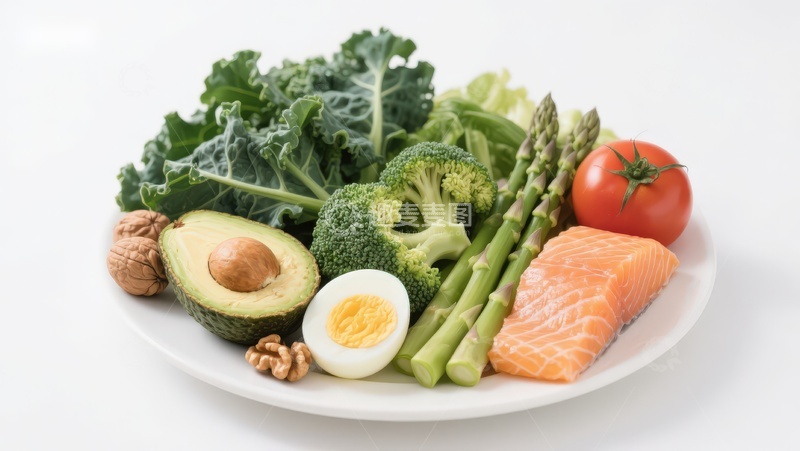 高清大图下载【趣麦麦图】健康食材组合展示