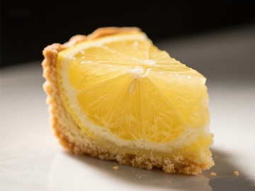 柠檬芝士蛋糕切片