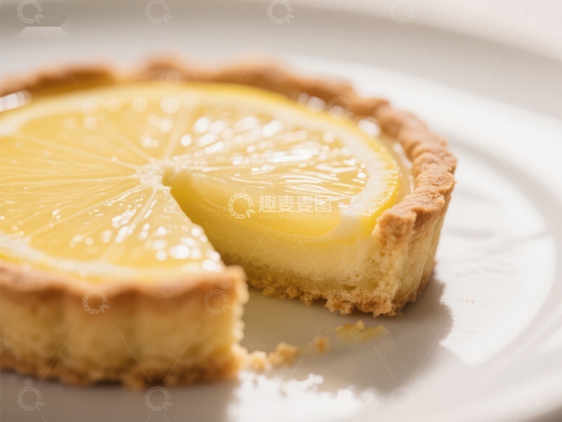 高清大图下载【趣麦麦图】柠檬挞切片展示