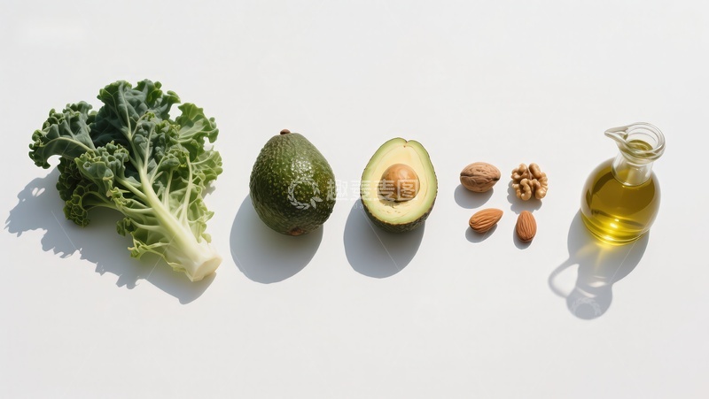 高清大图下载【趣麦麦图】健康食材排列展示