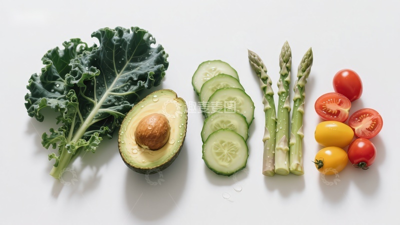高清大图下载【趣麦麦图】新鲜蔬菜与水果摆拍