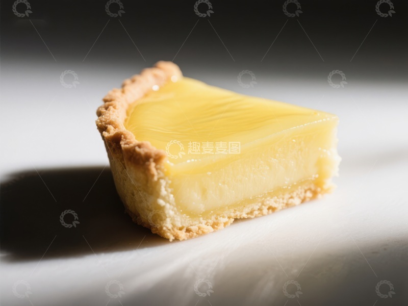 高清大图下载【趣麦麦图】柠檬挞切片特写