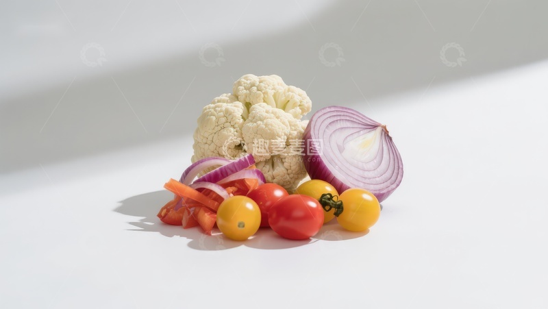 高清大图下载【趣麦麦图】新鲜蔬菜静物组合