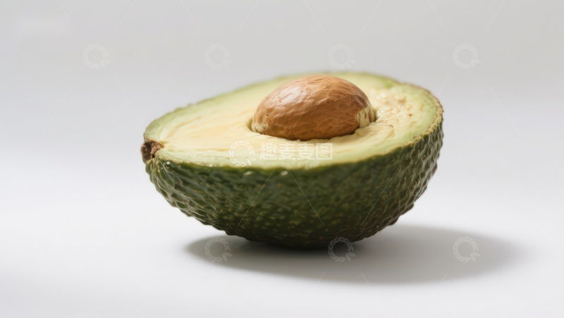 高清大图下载【趣麦麦图】切开的牛油果特写