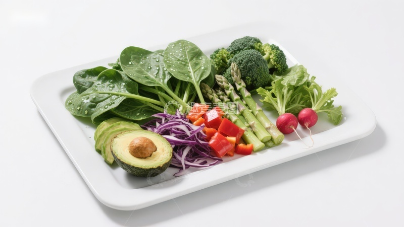 高清大图下载【趣麦麦图】新鲜蔬菜拼盘展示