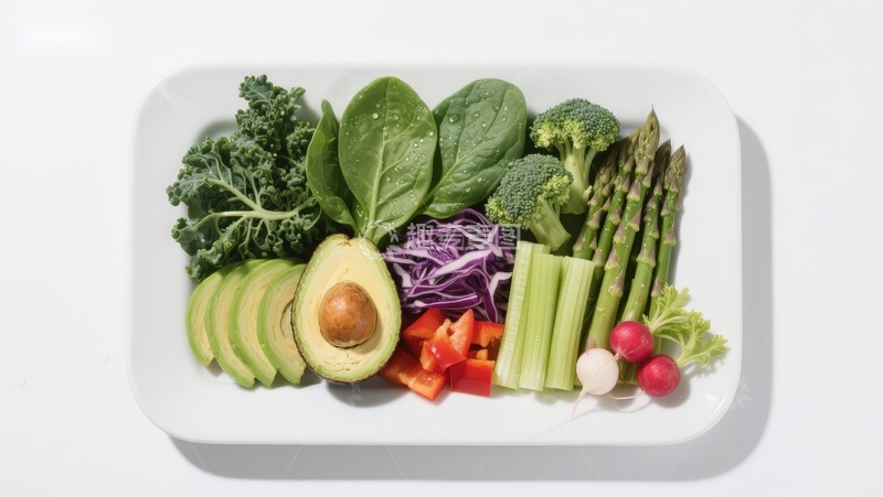 高清大图下载【趣麦麦图】新鲜蔬菜拼盘