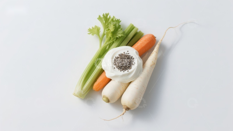 高清大图下载【趣麦麦图】新鲜蔬菜与香料组合