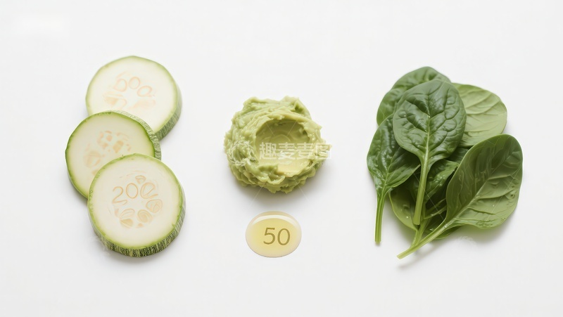 高清大图下载【趣麦麦图】蔬菜与营养补充剂摆拍