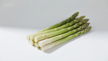 新鲜芦笋特写
